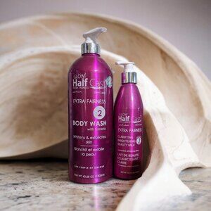 Glow halfcaste shower gel and lotion 2 in 1 set
